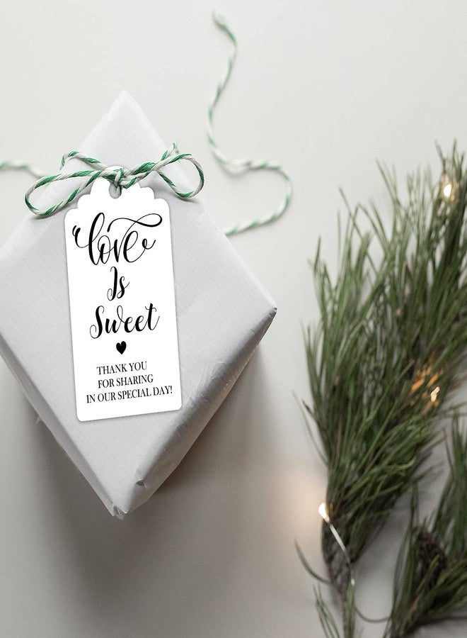 TENTADO Love is Sweet, Thank You for Sharing Our Special Day, 50pcs Wedding Tags, Perfect for Party Favors. - Image 2